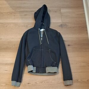 Sunday Best Charcoal Hooded Bomber Jacket